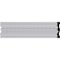 Ekena Millwork Chair Rail, Urethane, 94-1/2 in L, 4 in H, Factory Primed MLD04X00OS - alternate 1